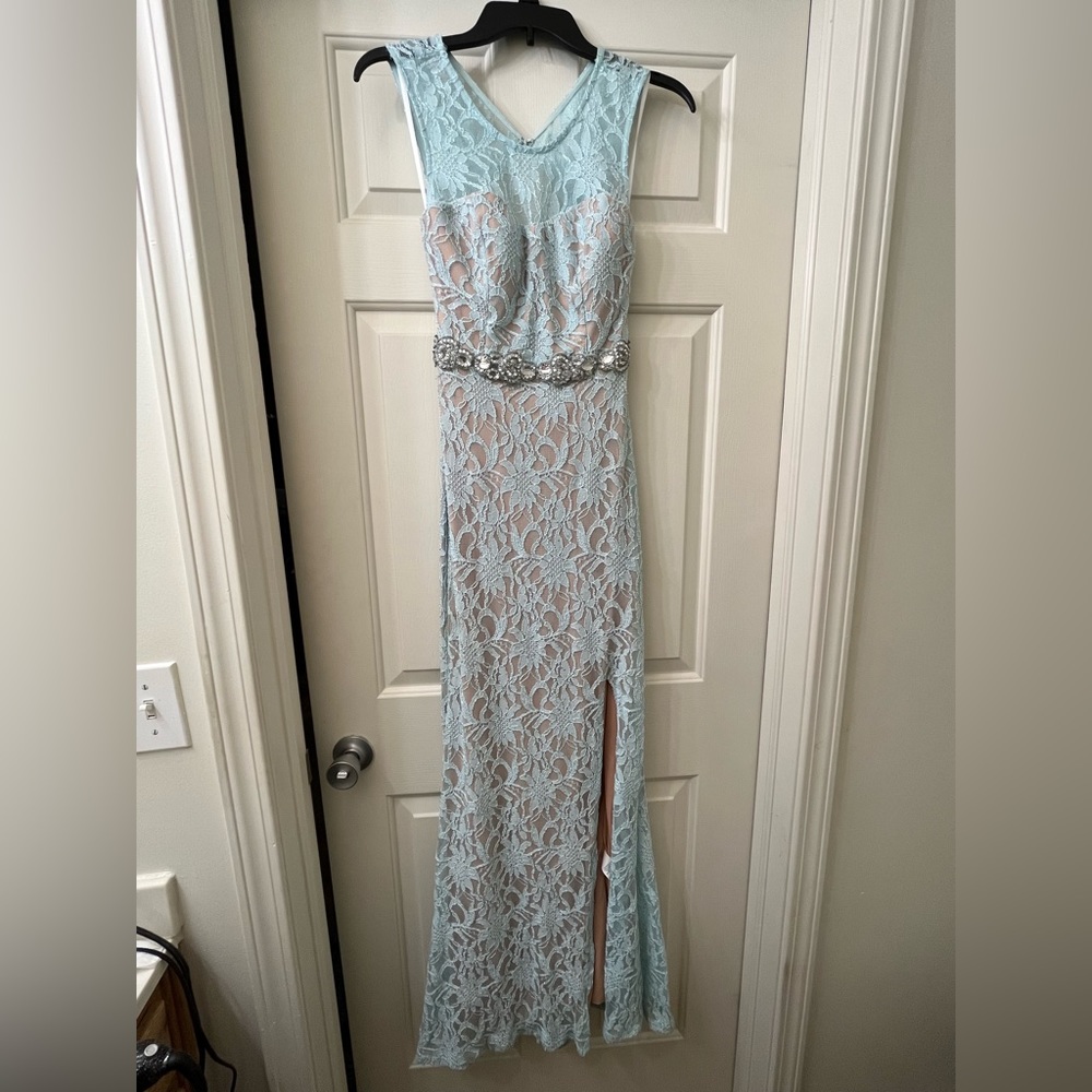 Light blue formal dress